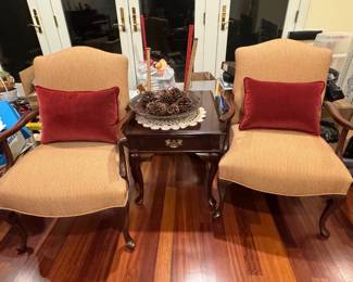 Victorian armchairs 