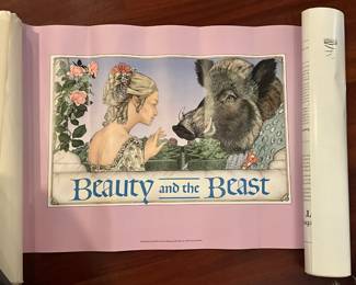 Vintage book illustration posters 