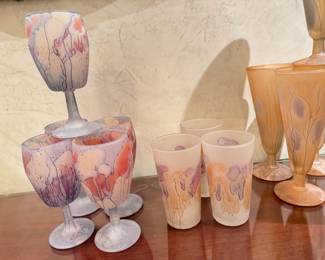 Nouveau Art Glass By Reuven 