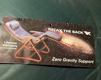 ZERO GRAVITY POWERED RECLINER
