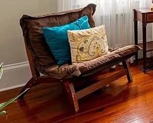 Retro Chair (legs need refinishing): $45