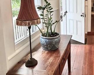 Hardwood Foyer Table: $165