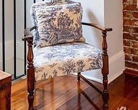 Antique French Upholstered Chairs (set of 2): $500