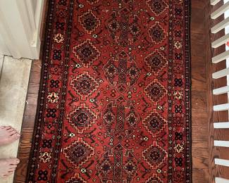Beautiful Chechen Hand Woven Wool Runner.  2'4"W x 14'L 