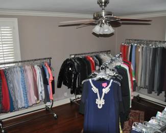 Large Assortment of Closet Essentials Featuring Many New Clothes with Tags, Sizes Small-Medium.