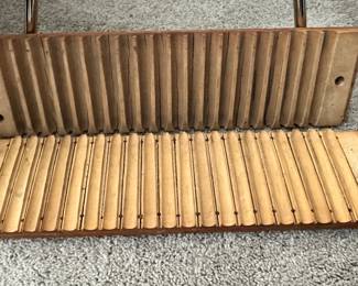 Open View of the Antique Collectible L. Bezmer & Zn. Wooden Cigar Mold