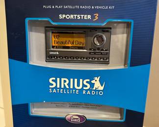 Sirius Sportster 3 Satellite radio with a Vehicle Kit, NIB