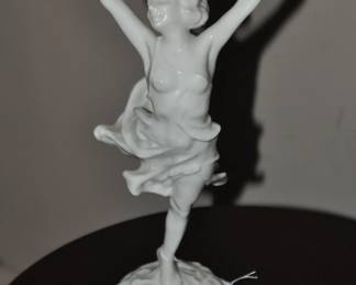 Joyous Antique 11" Hutschenreuther "The Ecstasy of Dance" Porcelain Figurine 
