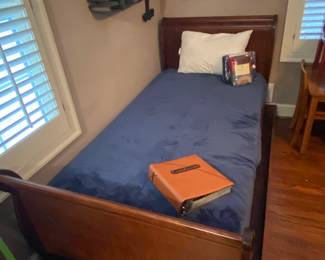 Detailed View of the Canadian Morigeau-Lepine Twin Size Trundle Bed 