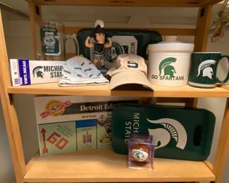 Do you Bleed Green?  Find Spartan Gear Here including a Vintage Sparty Baller Special Edition Bobblehead!