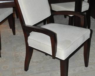 One in the Pair Of Henredon Arm Chairs, 23.75"W x 22.25"D x 40.25" H.