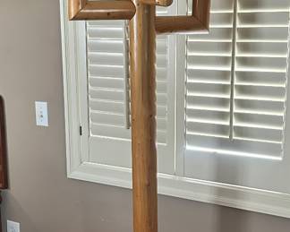 Wonderful 72" Americana Log Furniture by American Design Company Coat Rack.