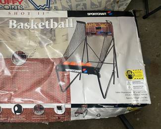 Sportscraft Bank Shot II Basketball Arcade Game, New in Box, Model 1-1-27-096.