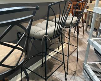 Metal barstools