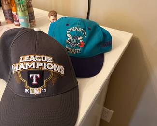 Vintage Rangers and Charlotte hats