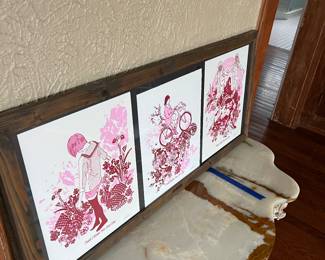 Rare art piece and marble table 