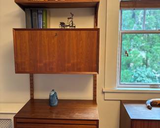  MID-CENTURY MODERN OFFICE WALL UNIT