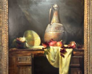 LOTS OF ARTWORK INCLUDING OIL AND WATERCOLOR PAINTINGS, ENGRAVINGS AND POSTERS
