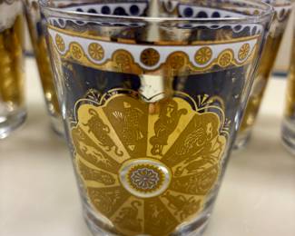 ZODIAC THEMED MID CENTURY GLASSEWARE