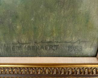 PIET BEKAERT PAINTING PURCHASED IN 1986