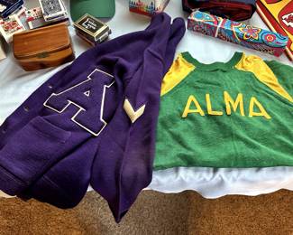 Vintage Alma Letterman Sweater