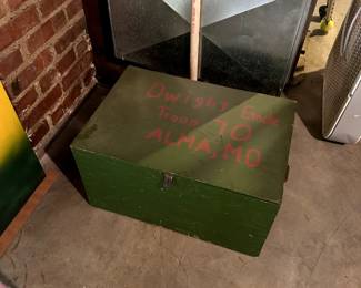 Vintage Wood Storage Box