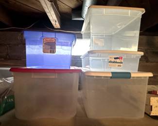 Plastic Storage Totes