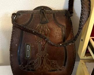 Antique Leather Purse