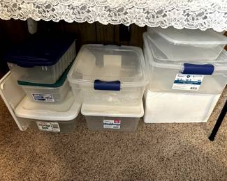 Plastic Storage Totes