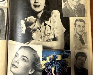 Vintage Hollywood Star Clippings