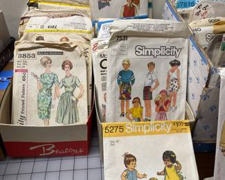 PATTERNS FROM 1950’s & 60’s AND BABY, KIDS AND MEN’s