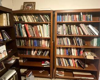 Shelves and book collection