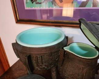 #71	James Mont Style Ice Bucket and Pitcher	 $50.00 
