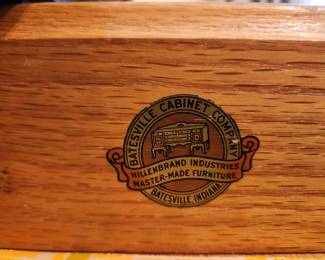 #29	Batesville Cabinet Co. Antique Carved Buffet w/2 drawers & 2 Doors - 70x22x36	 $375.00 
