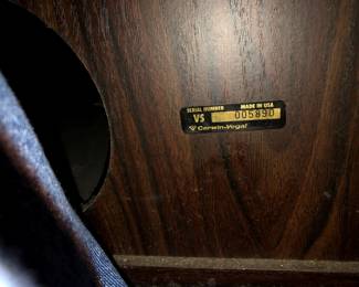 #65	Pair of Cerwin-Vega Vs Series Speakers 18x18x35 VS-150	 $450.00 
