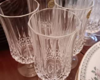 #97	Cristal D'Arques Stemmed Iced Tea/Water Glasses - set of 4	 $25.00 
