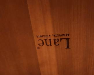 #61	Lane MCM Rectangular Coffee Table w/upturned sides - 56x22x15 Style 1050 01	 $450.00 
