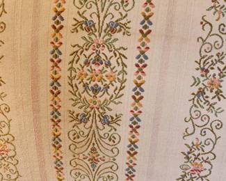 #1	Civil War Sofa w/ Solid Wood Upholstered Arms w/solid back & Side - 87x28x37  (w/ minor scratches)	 $450.00 
