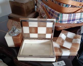 #151	Stone 4 piece Cigarette Set 	 $35.00 
