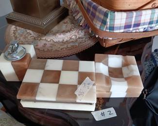 #151	Stone 4 piece Cigarette Set 	 $35.00 
