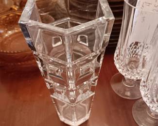 #96	Rosenthal Crystal Vase Hexagon Shaped - Made in Germany	 $20.00 
