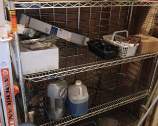 #126	Stainless Steel 4 Shelf Adjustable Shelf - 48x19x54	 $65.00 
