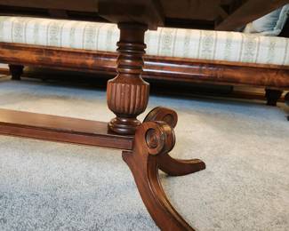 #22	Wooden Glass Display Top Coffee Table on 4 legs - 36x18x17	 $60.00 
