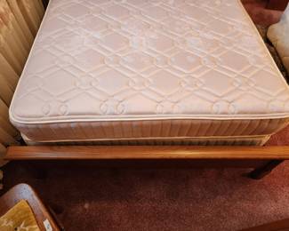 #27	Full Bassett Headboard/Footboard w/Simmons Full Mattress & Box springs	 $200.00 
