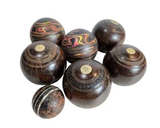 Antique William Sykes, Jaques & Son Lawn Balls Bocce