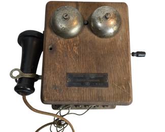ca.1900 Antique Kellogg Oak Case Wall Phone
ca.1920 Art Deco Kellogg 900 Telephone Wall 
