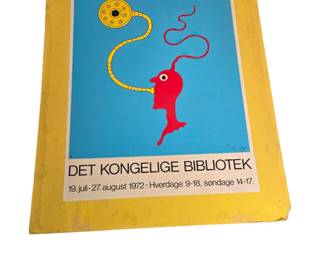 1972 Poul Agger Copenhagen Screenprinted Poster
Vintage Moulin Rouge Henri de Toulouse Poster
Antoni Copenhagen Lithograph Poster
Claude Monet, Rembrandt Exhibit Posters Framed
London Transport Posters Underground General
