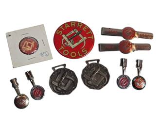 Starrett Tools Watch Fobs, Pinback, Pencil Clips