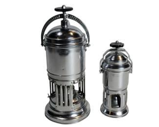Collections of 50+ vintage Italian espresso and coffee makers.   Stella Brevettata Espresso Makers 