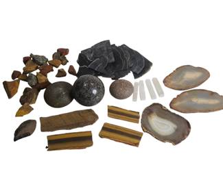 Quartz Sphere Onyx Agates Tiger Eye Etc